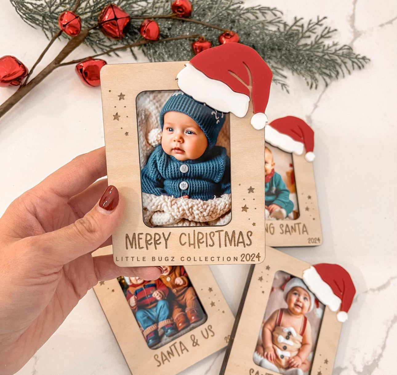 Photo Frame - Santa Hat
