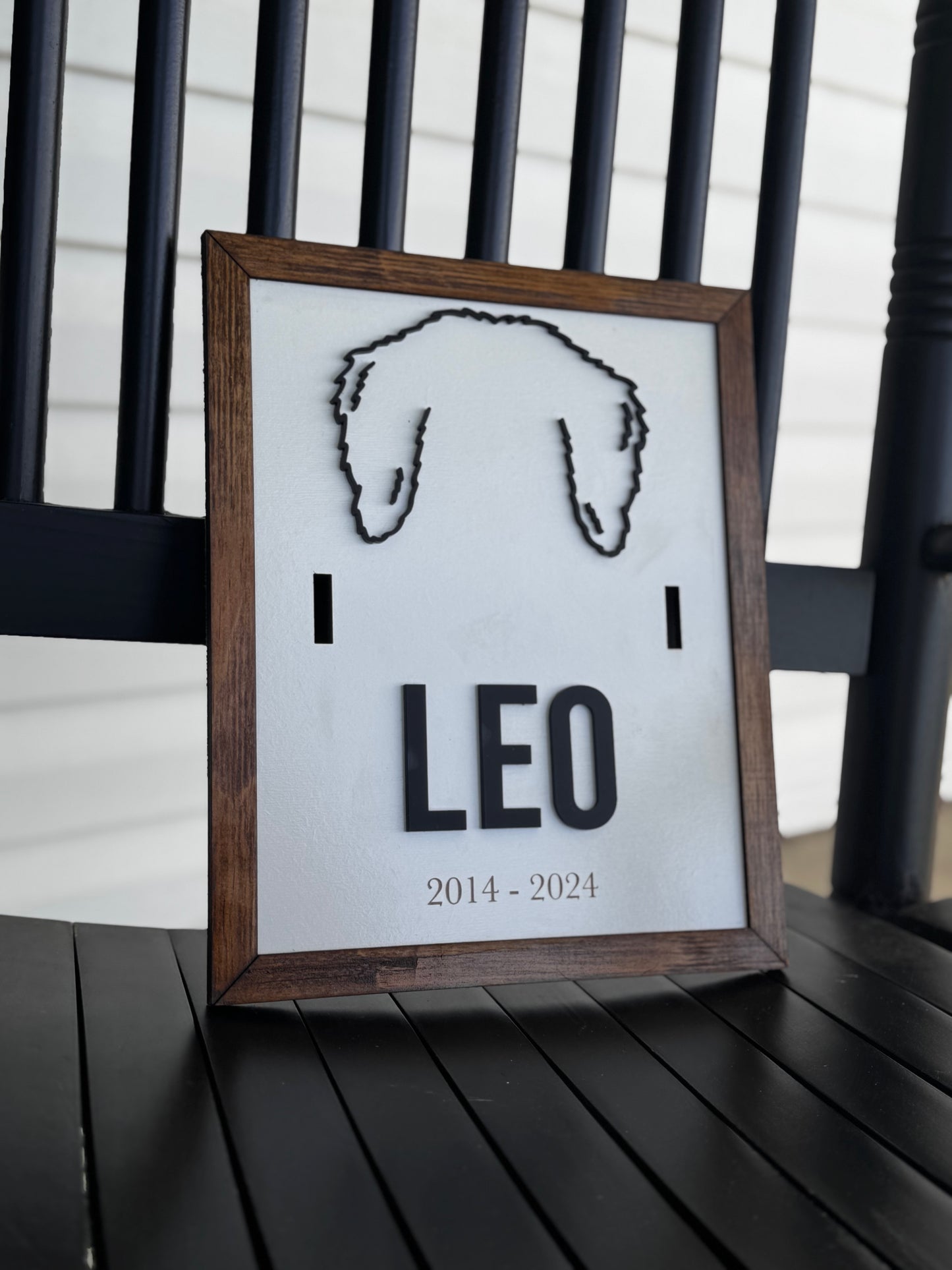 Dog Collar Frame Memorial