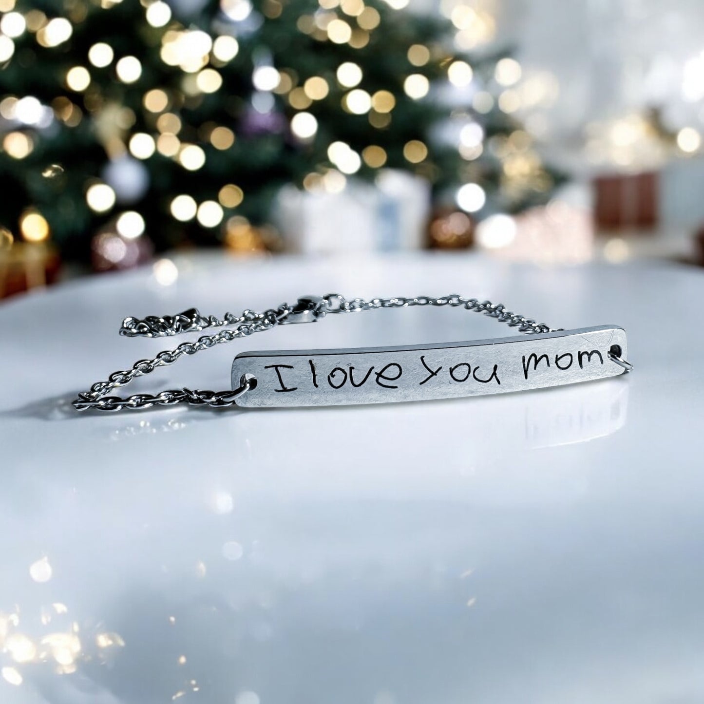 Horizontal Bar Cable Chain Bracelet (Silver, Gold, Rose Gold, or Black)
