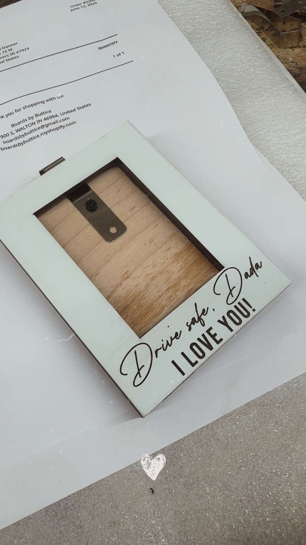 Drive Safe - Father’s Day Frame