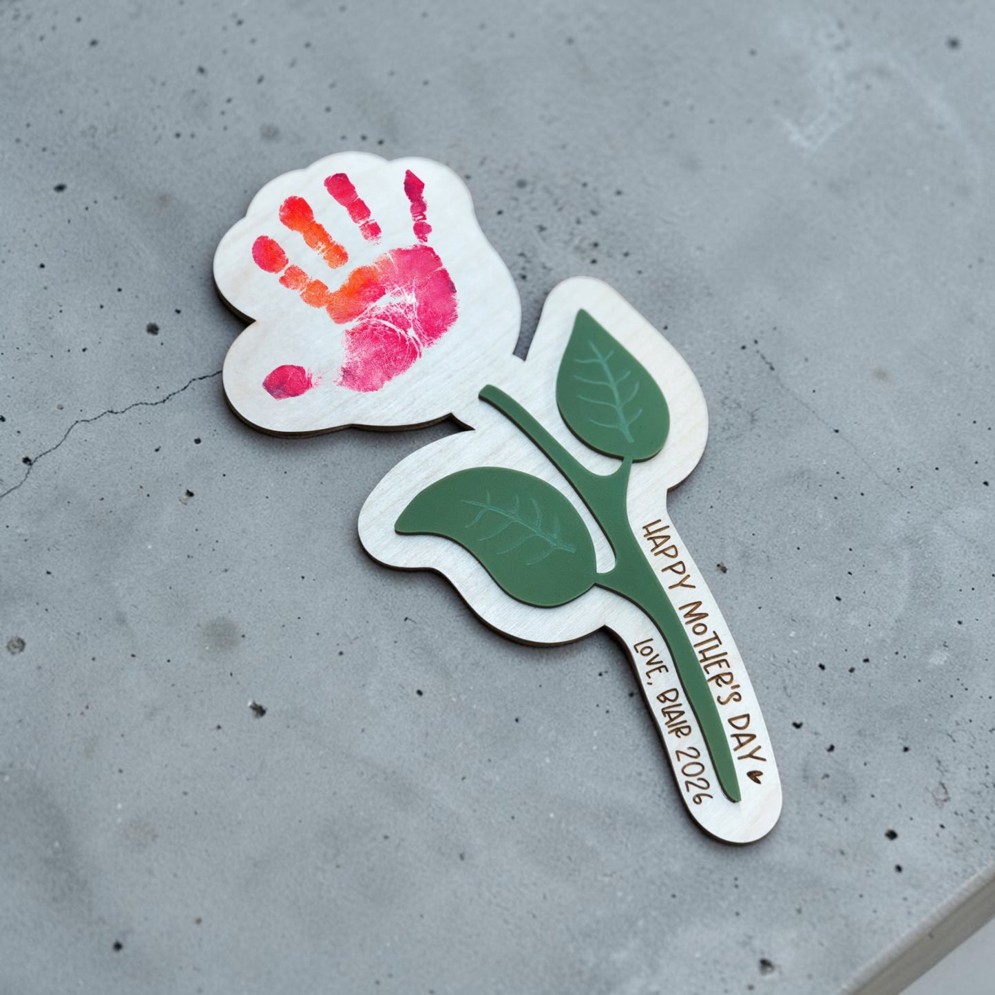 Mother’s Day - Handprint Flower Stem