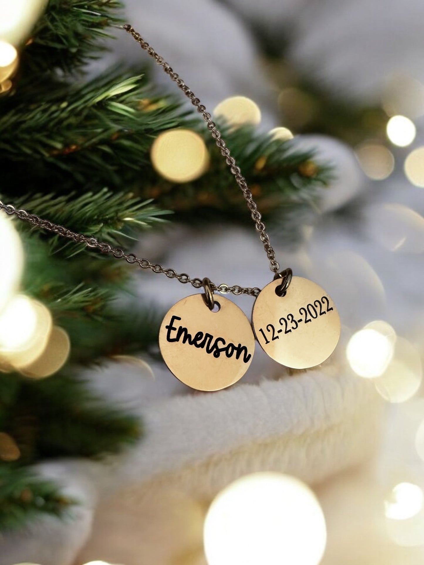 15mm Disc ADD ON ONLY (Silver, Gold, or Rose Gold)