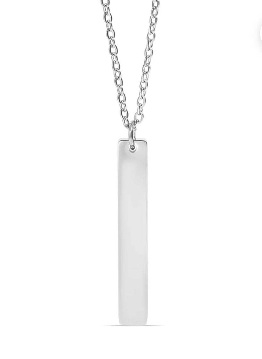 Dainty Necklace - vertical bars