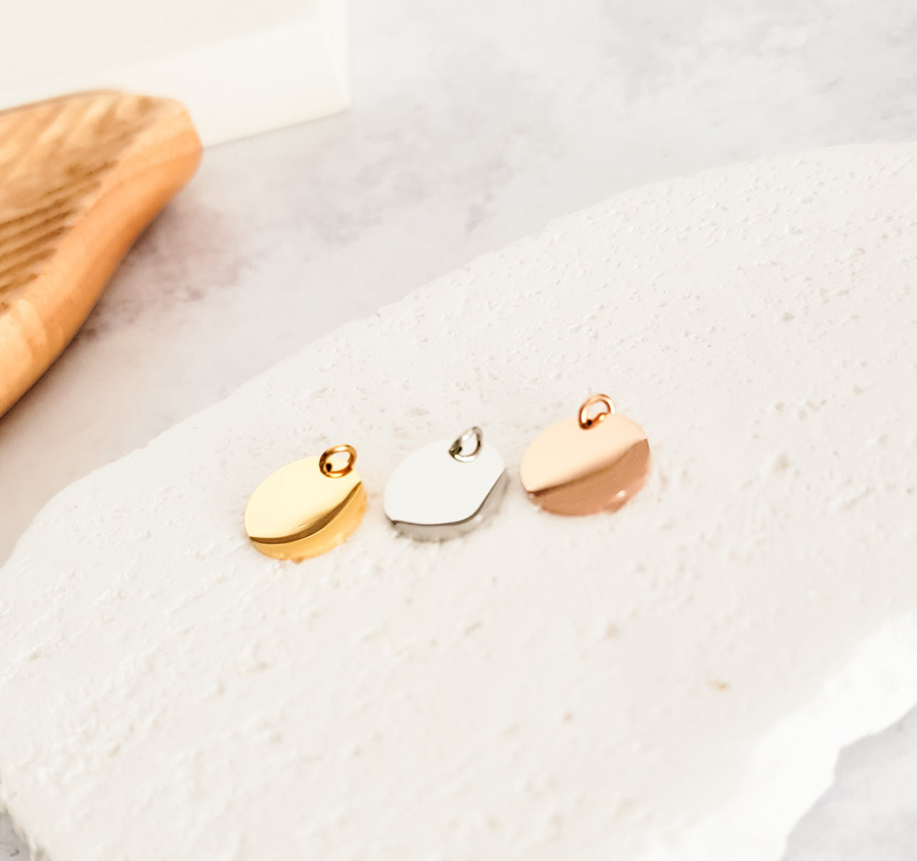 15mm Disc ADD ON ONLY (Silver, Gold, or Rose Gold)