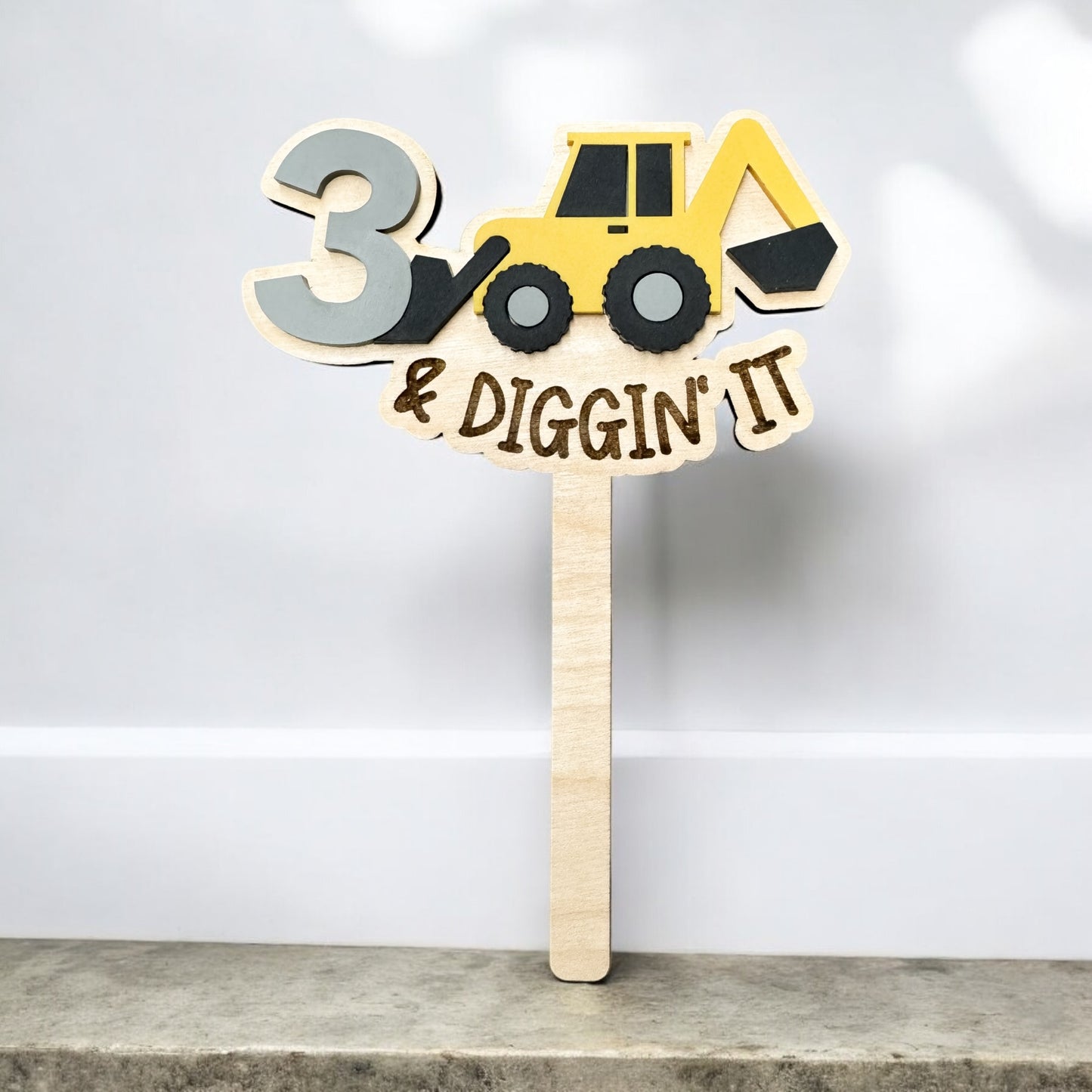 Diggin’ It - Cake Topper