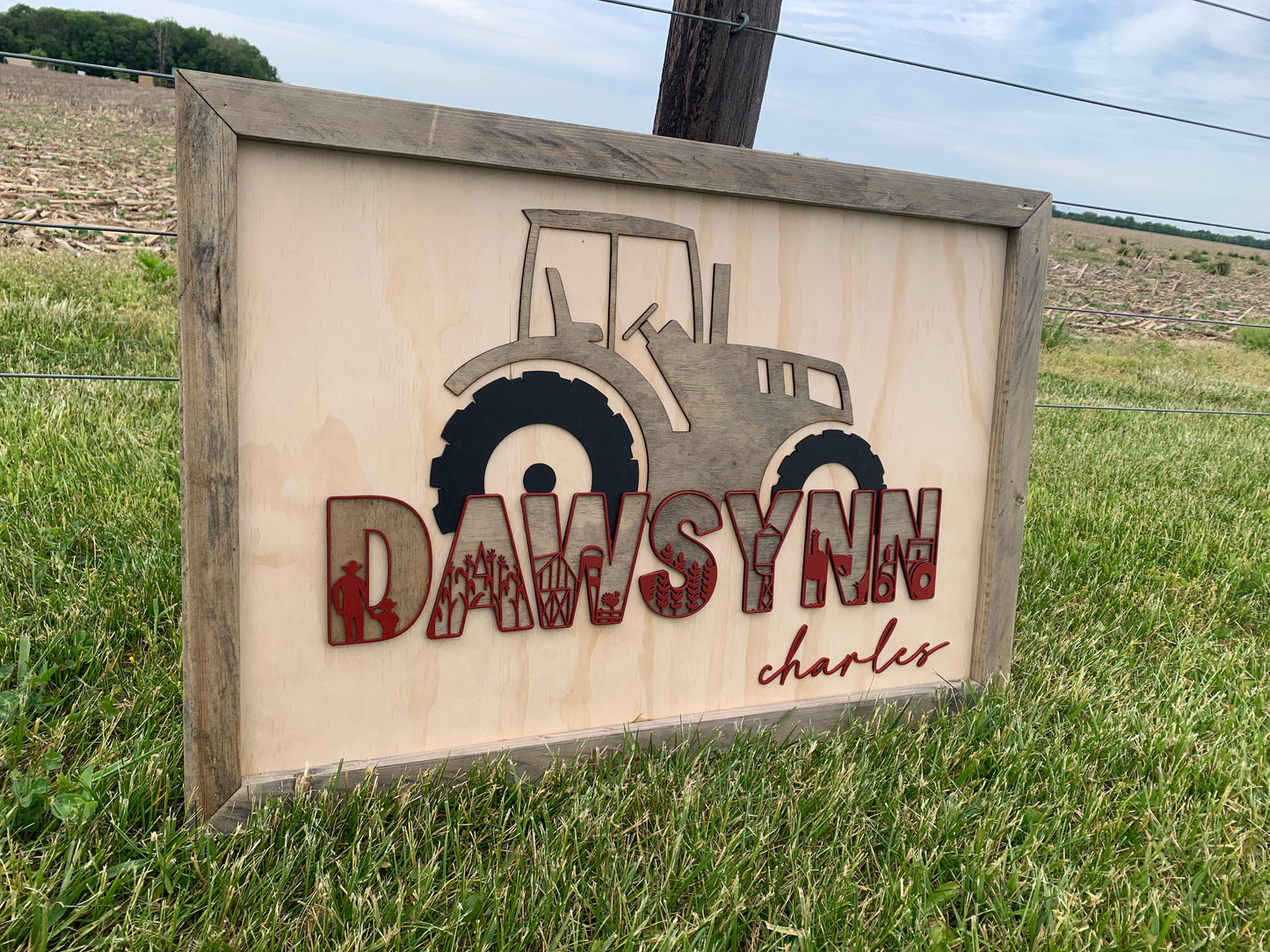 Custom Nursery Name Sign