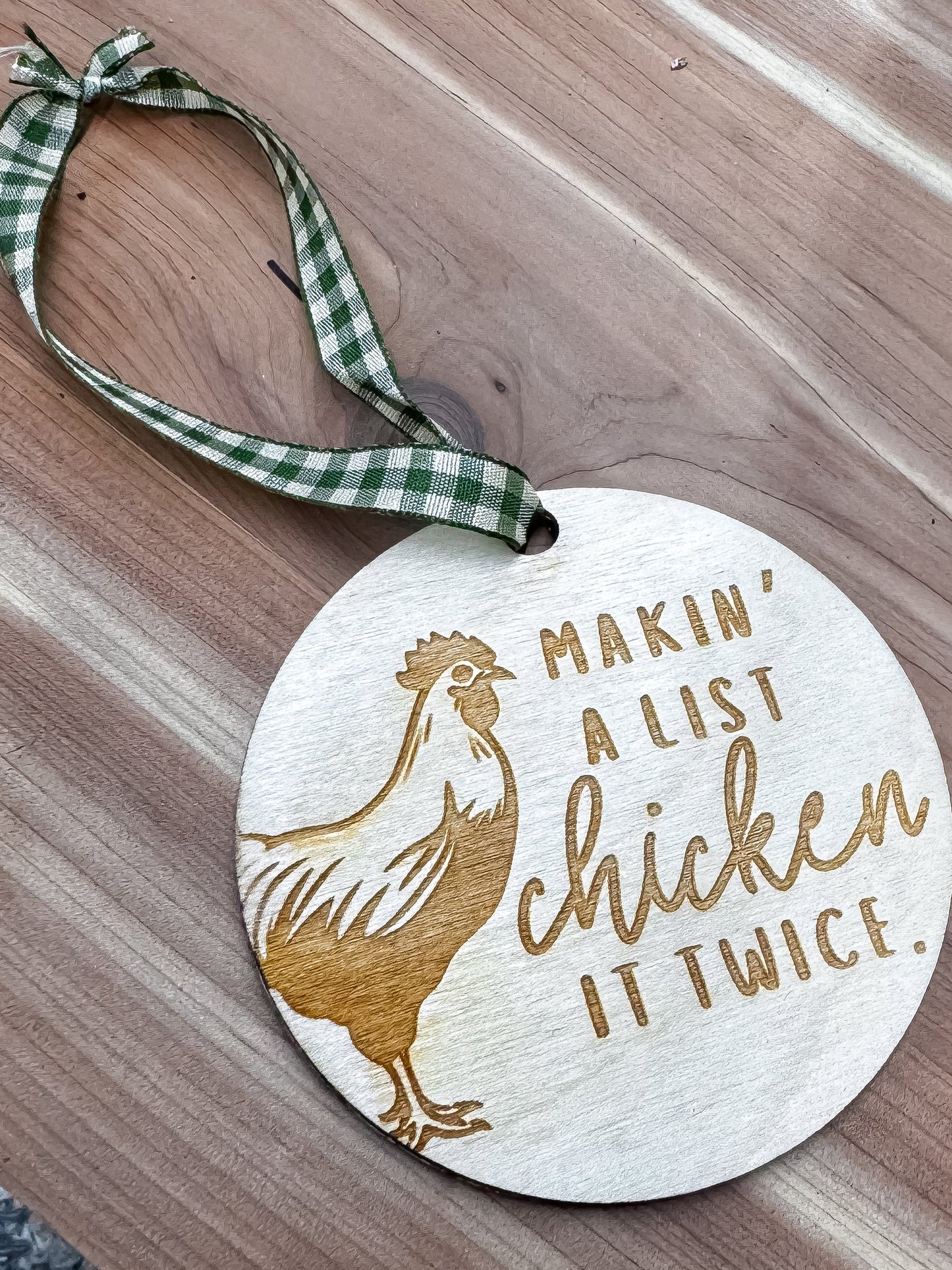 Chicken it Twice - Ornament