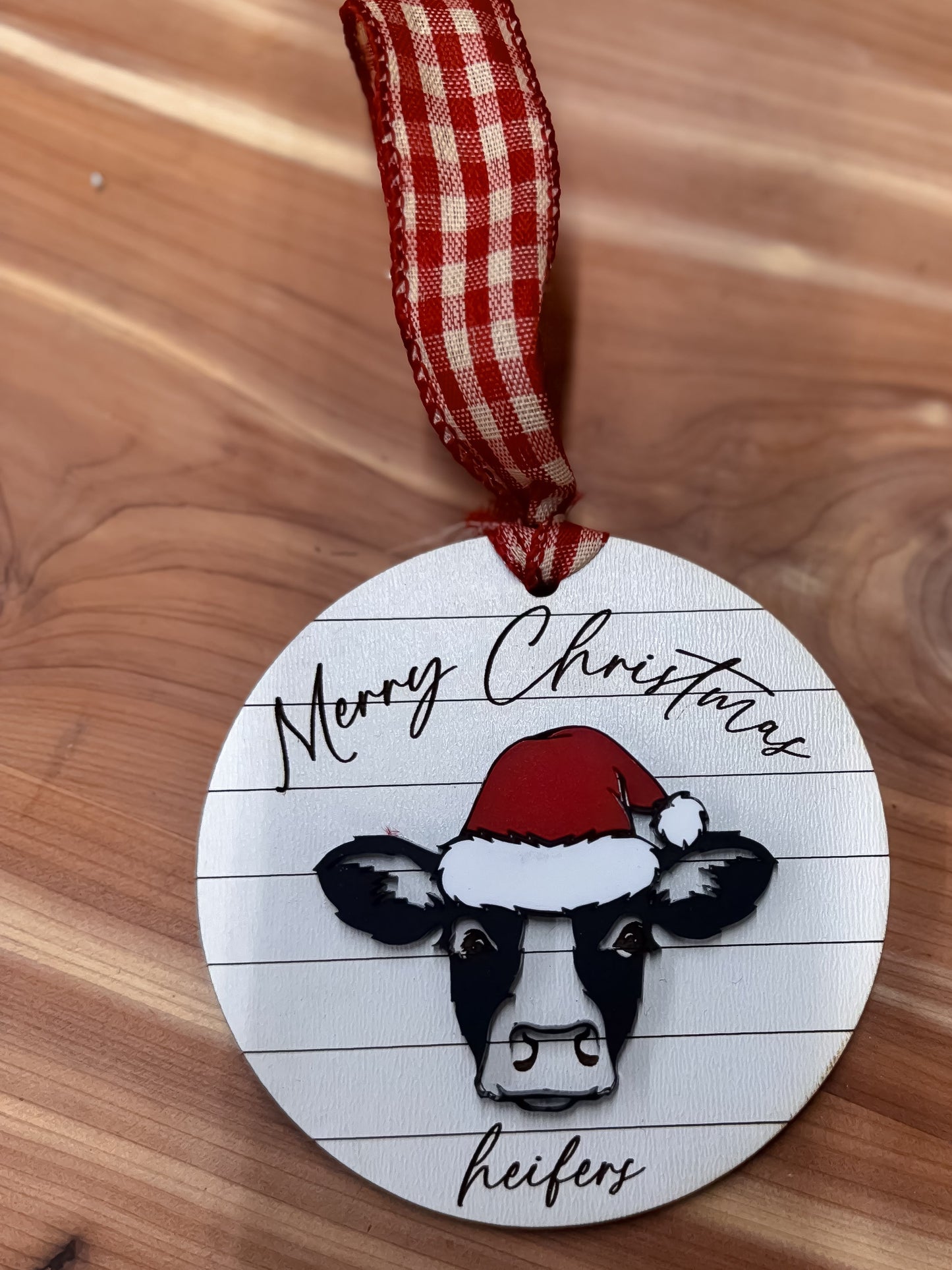 Merry Christmas Heifers- Ornament