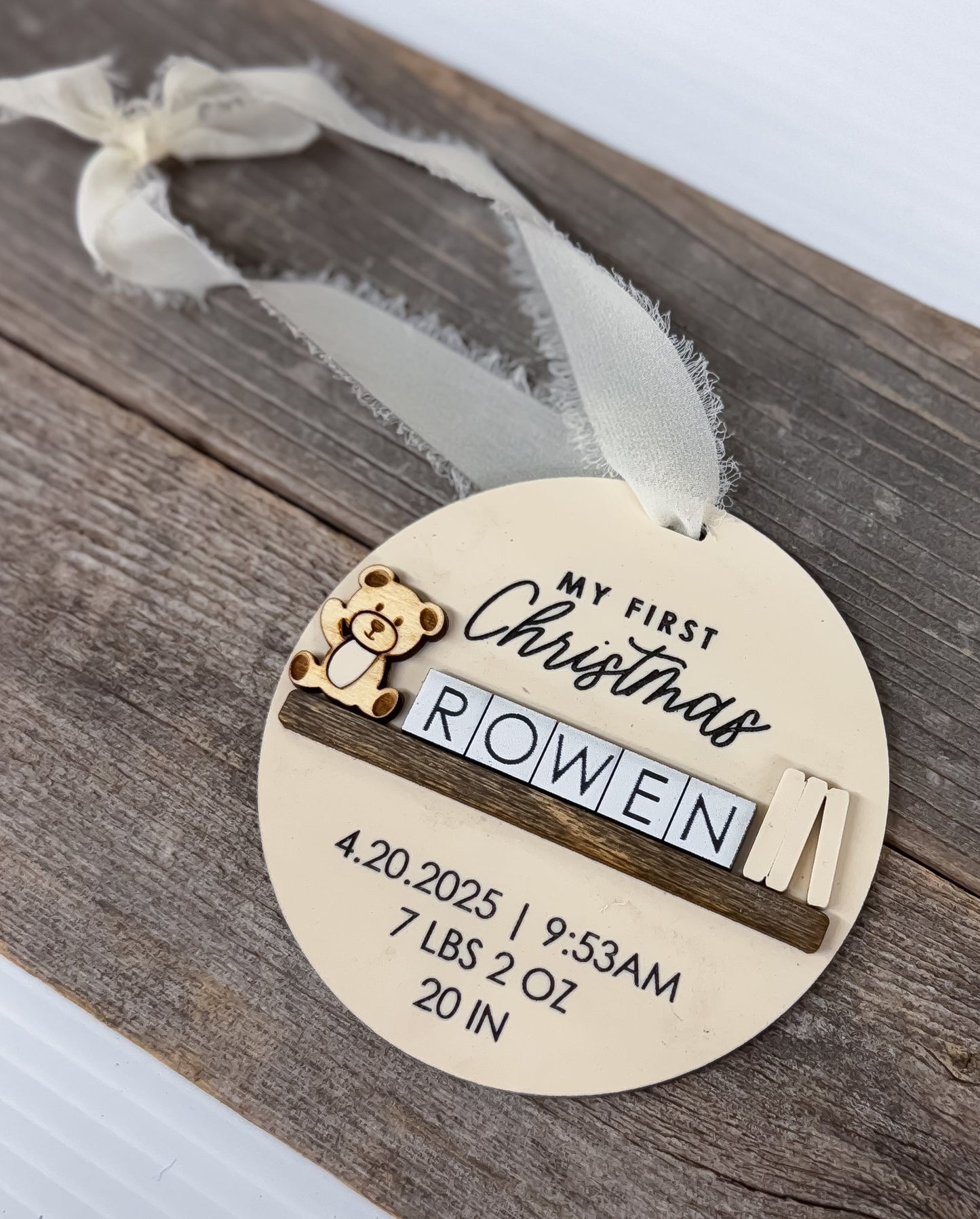 Baby’s First Christmas Bookshelf - Ornament