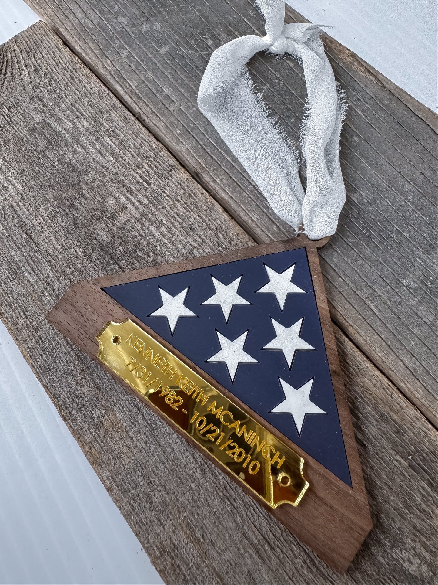 Flag Memorial - Ornament
