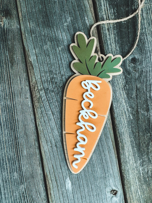 Easter Tag - Carrot