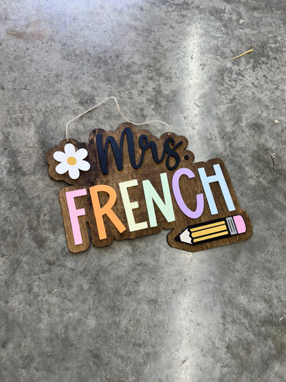 Teacher Sign