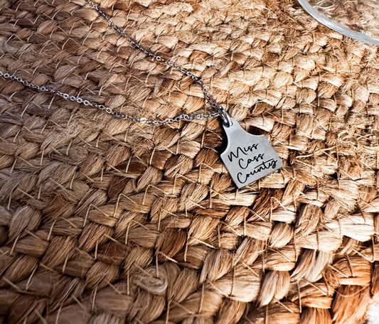 Cattle Tag Necklace