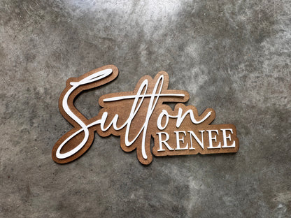 Custom Nursery Sign