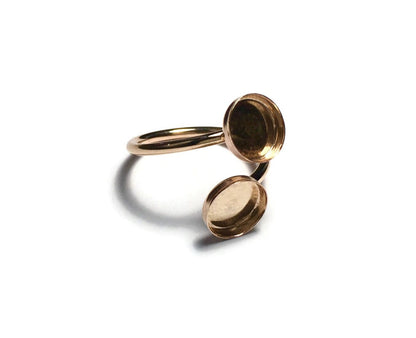 Breastmilk Keepsake - Double Adjustable Ring