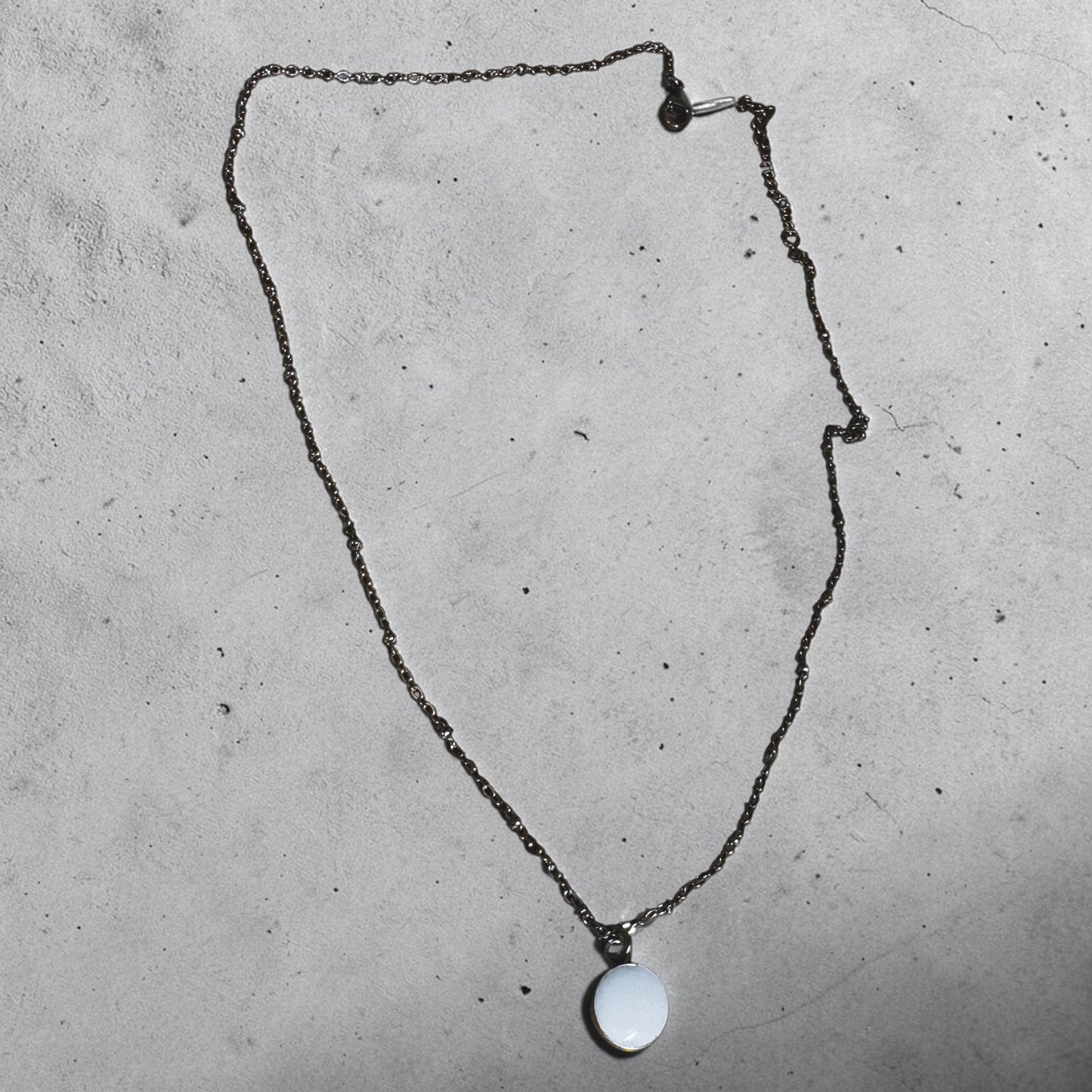 Breastmilk Keepsake - Round Necklace