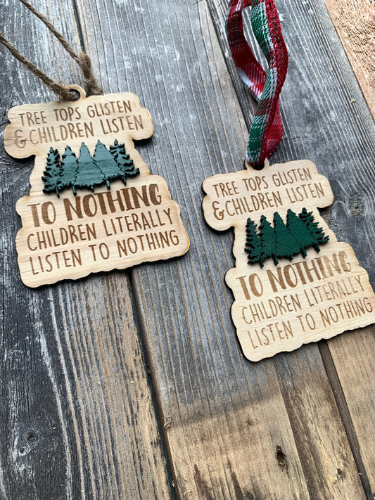 Treetops Glisten Ornament