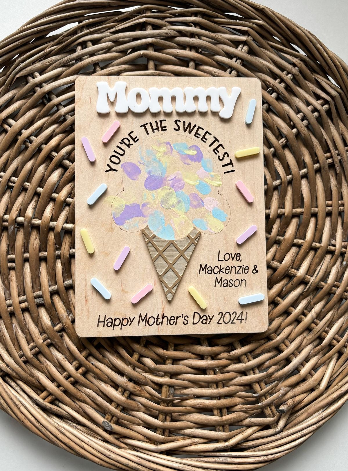 Mother’s Day - Ice Cream fingerprints