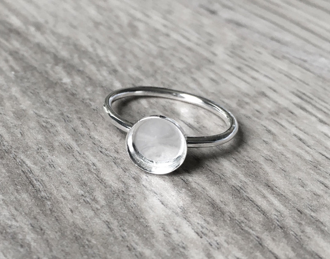 Breastmilk Keepsake - Round Ring
