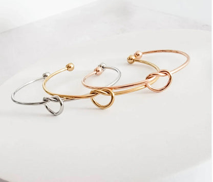 Knot Bangle Bracelet