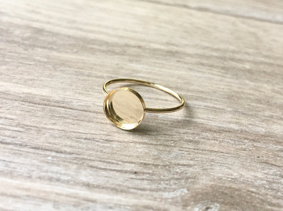 Breastmilk Keepsake - Round Ring