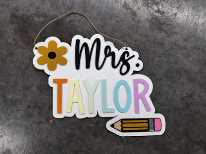 Teacher Sign