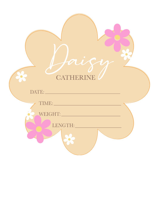 Baby Name Announcment - Daisy