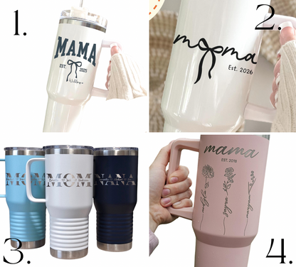 Mother’s Day Tumbler Flower Arrangement