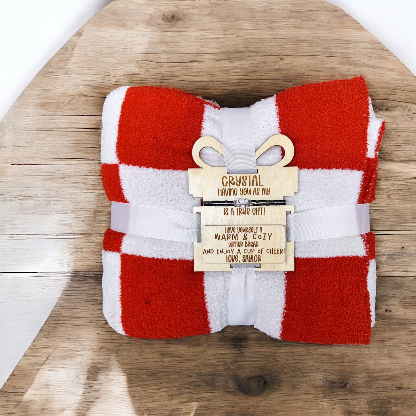 Blanket Tag + Bracelet - Gift Card Holder