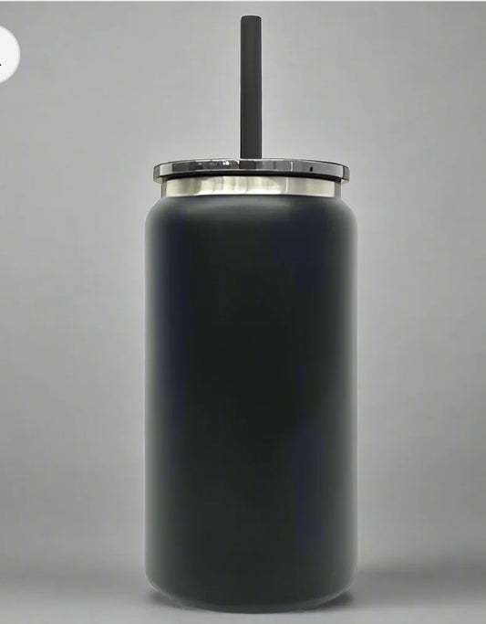 16oz Mirror Black Plated Tumbler