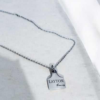 Cattle Tag Necklace