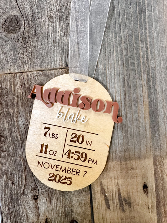Baby’s First Christmas - Ornament