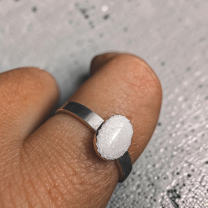 Breastmilk Keepsake - Oval Ring Scallop