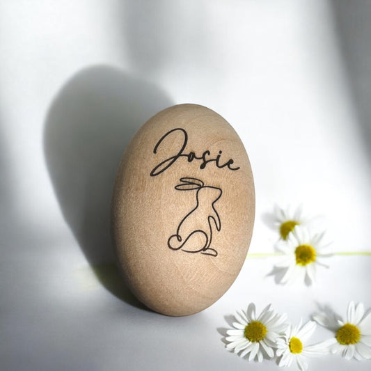 Wooden Easter Egg
