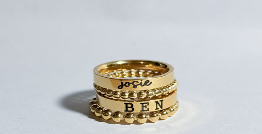 Personalized Stackable Ring