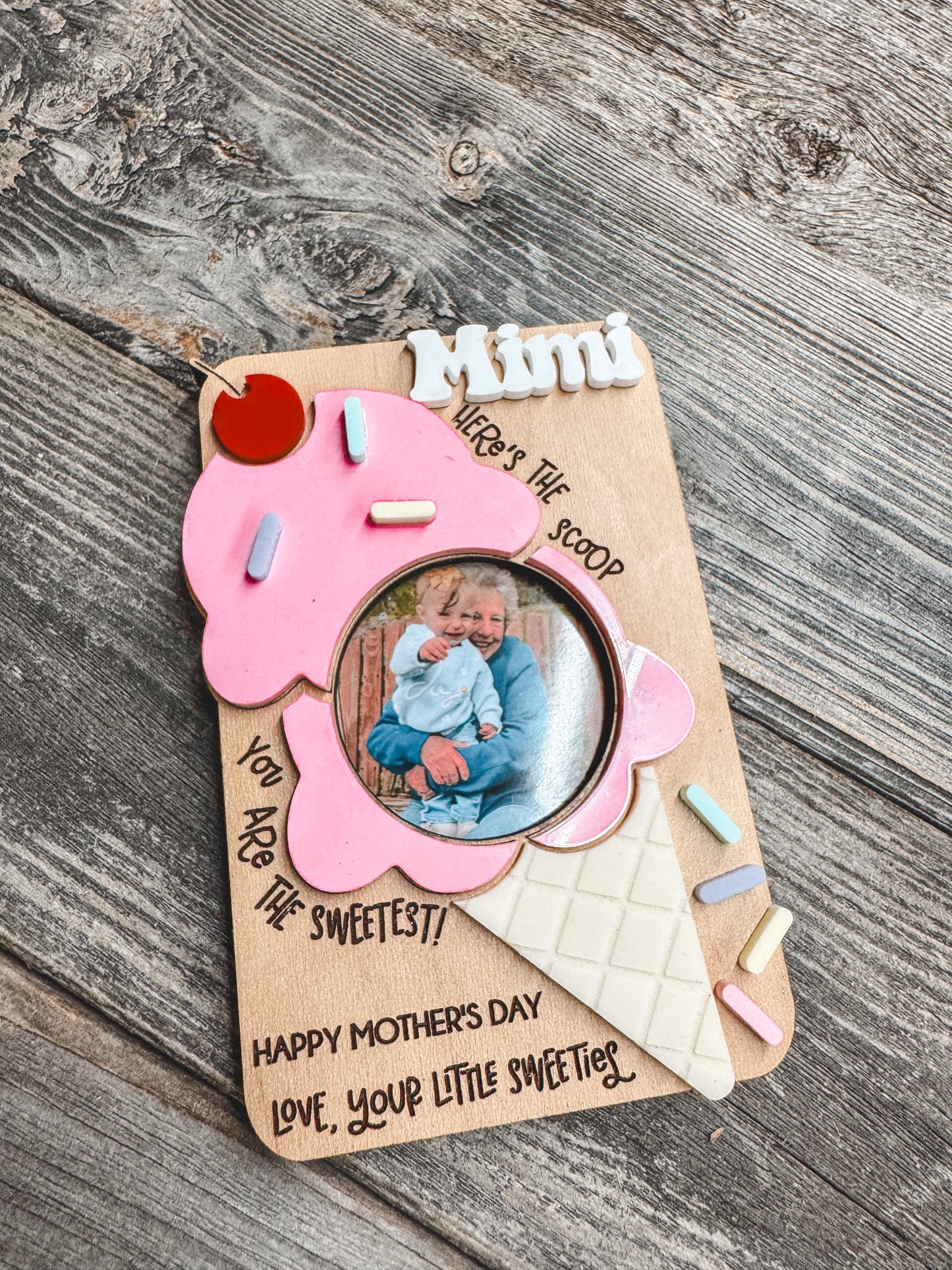 Mother’s Day - Photo Holder - Ice Cream