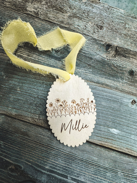 Easter Tag - Flowers