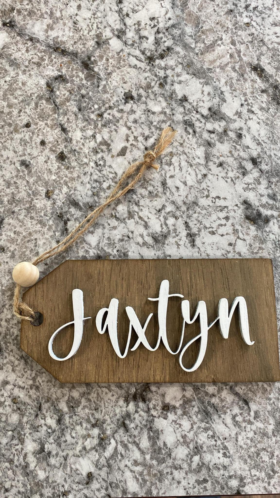 Large Stocking Tag