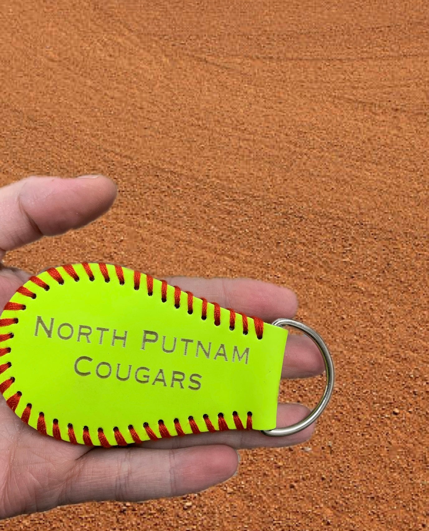 Softball Keychain