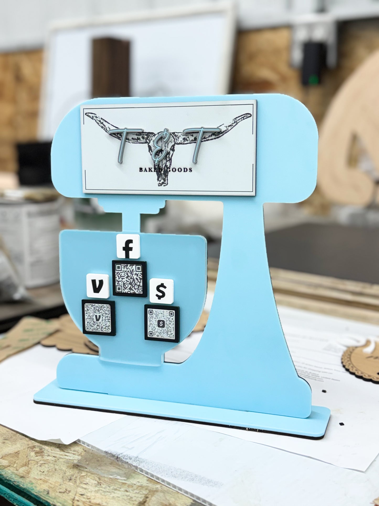 Custom QR Code Sign