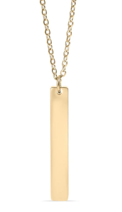 Dainty Necklace - vertical bars