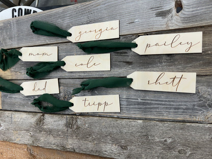 Stocking Tag - Engraved