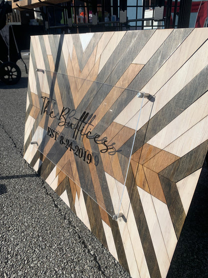 Aztec Last Name Sign