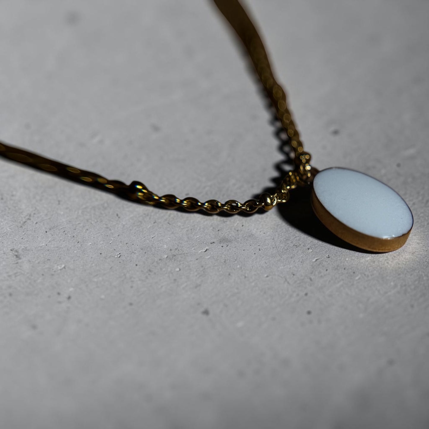 Breastmilk Keepsake - Oval Necklace