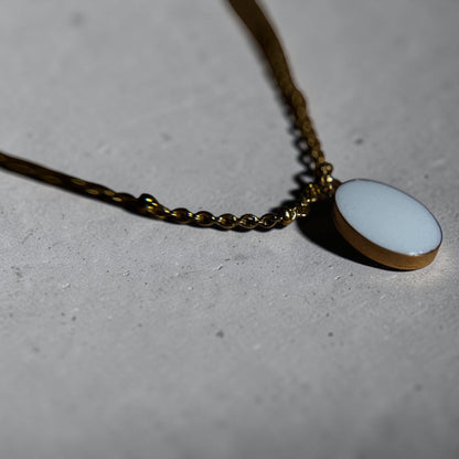 Breastmilk Keepsake - Oval Necklace