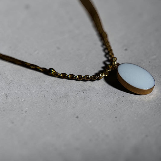 Breastmilk Keepsake - Oval Necklace