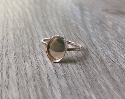 Breastmilk Keepsake - Oval Ring