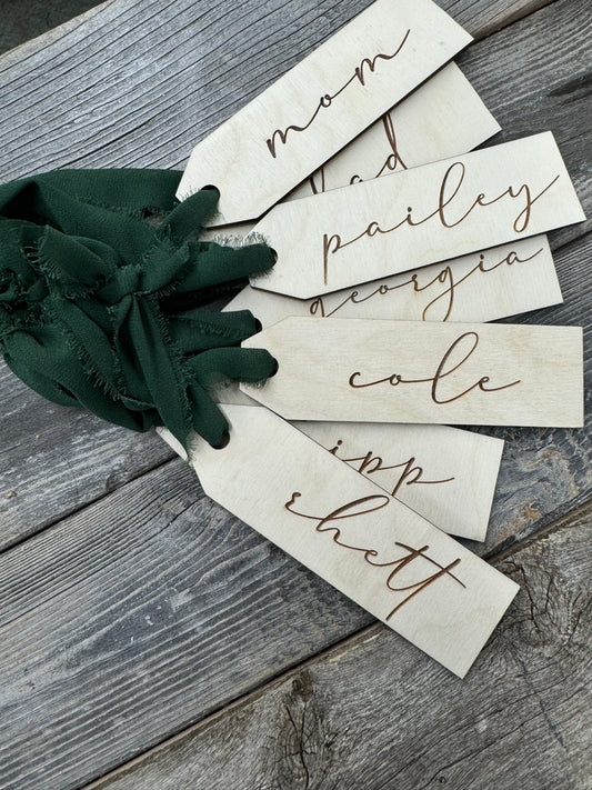 Stocking Tag - Engraved