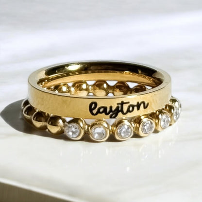 Personalized Stackable Ring