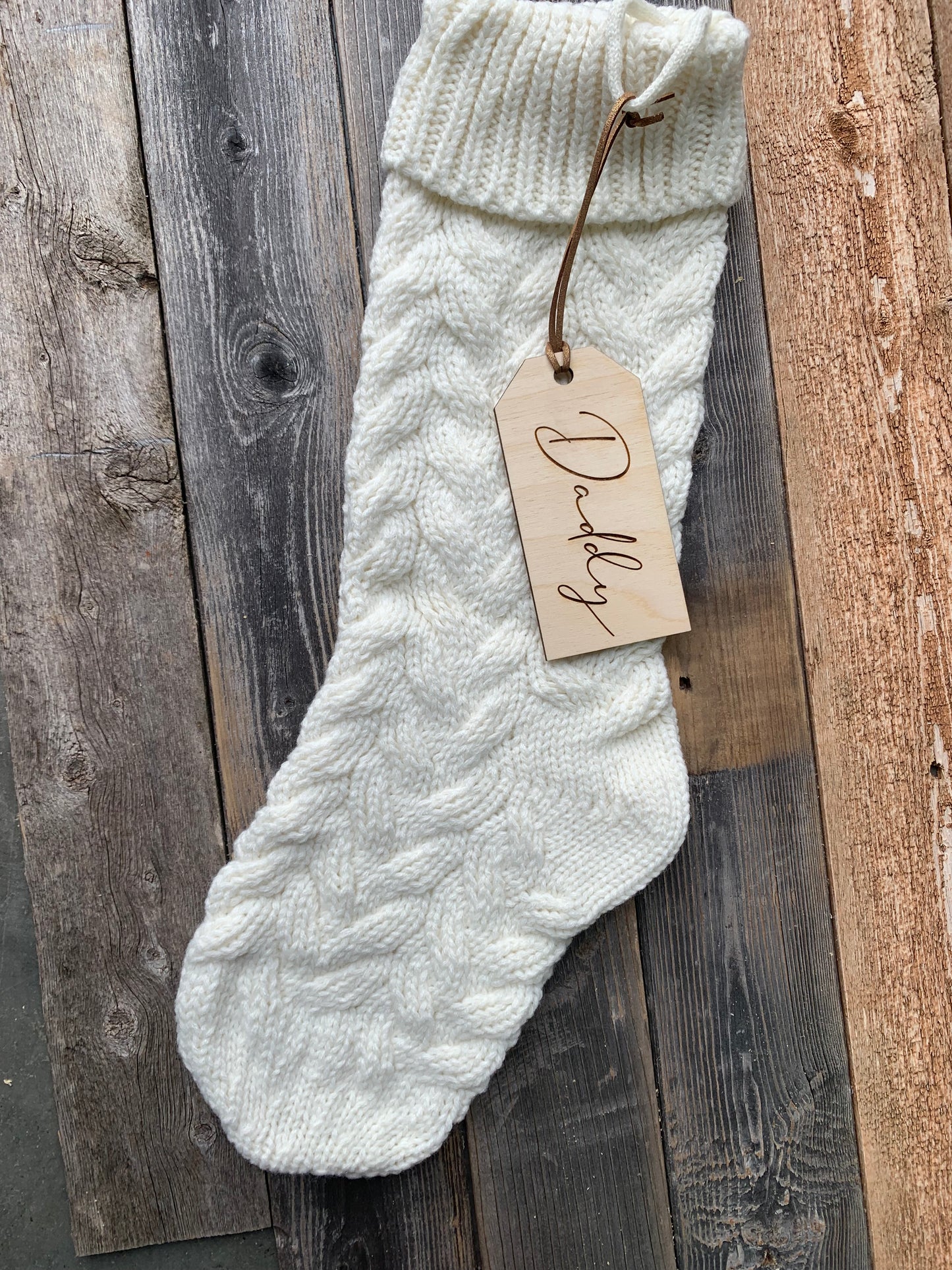 Stocking Tag - rectangle